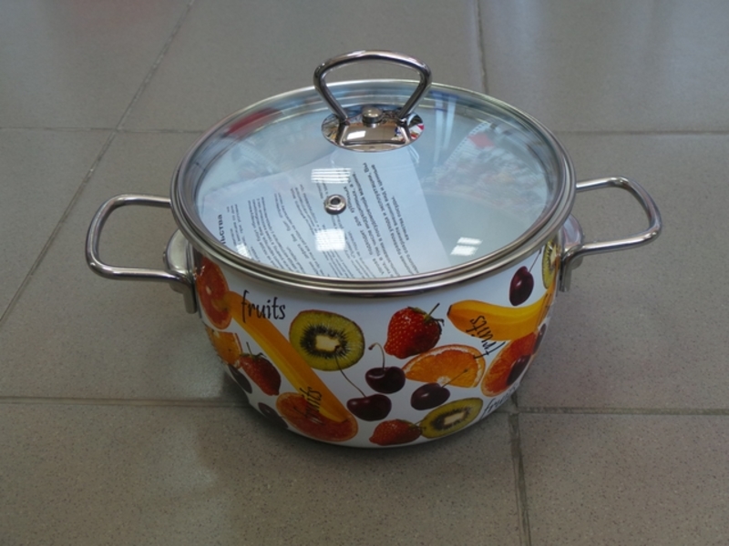 Кастрюля сф. 3л Fruits белосн 1SC185S (4)