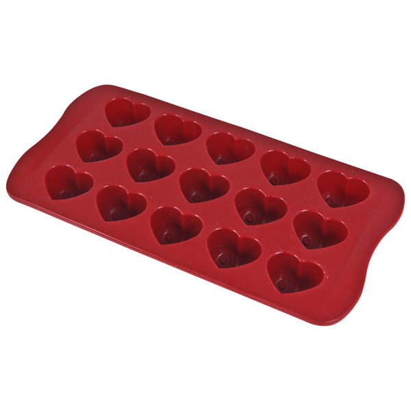 Форма для льда Сердечки IFS-Heat 21*10,5*2,4 см (силикон) 985809