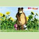 Салфетка МАША И МЕДВЕДЬ - Подсолнухи  ММ4429-01/6