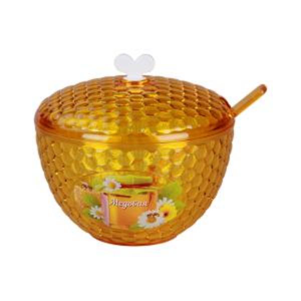 Емкость Мозаика-люкс 0,65л с лож.жел (медов) (22) М5085