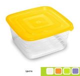 Контейнер для  продуктов (свч) "Унико" квадратный 1,4л с210 (36)