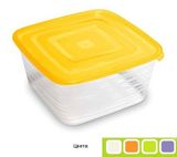Контейнер для  продуктов (свч) "Унико" квадратный 2,1л с211 (28)