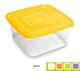Контейнер для  продуктов (свч) "Унико" квадратный 2,1л с211 (28)