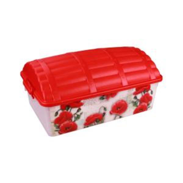 Контейнер Сундук 30л (маки) (5) М4244