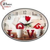 2434-34  (10) Часы настенные LOVE "21 Bek"