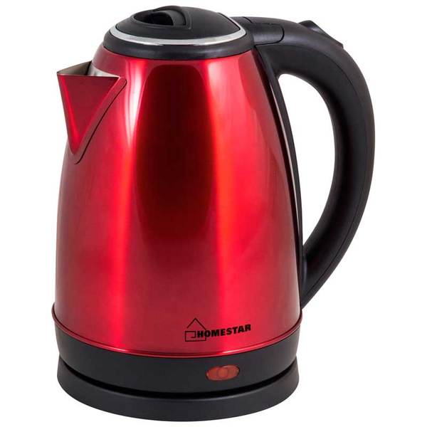 Чайник HOMESTAR HS-1010 (1.8л) стальной-красный 003014
