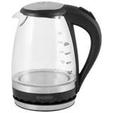 Чайник ENERGY E-279 (1,5л, диск) стеклянный, черный 164083