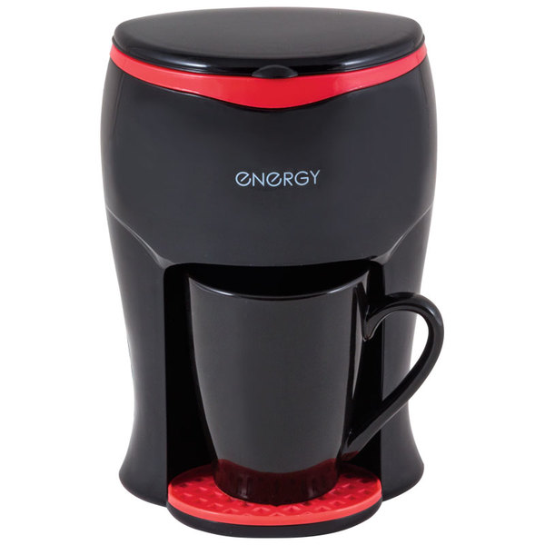 Кофеварка ENERGY EN-607 черная 200Вт 1 чашка 152456