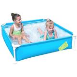 BESTWAY Бассейн каркасный My First Frame прямоугольный 122*122*30.5см (56217) 810-114 107-044