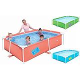 BESTWAY Бассейн каркасный My First Frame прямоугольный 163*163*35,5см (56218) 810-115 107-045