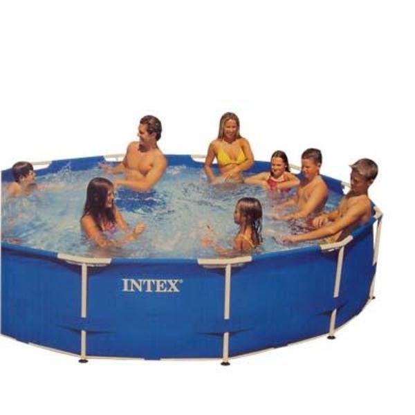 INTEX Бассейн каркасный Metal Frame 366*76см 6503л насос с фильтром 1250л/ч 28212 359-009