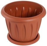 Горшок д/растен.Фелиция 0,4л терракотовый Д105 с поддон.С101Т(57)