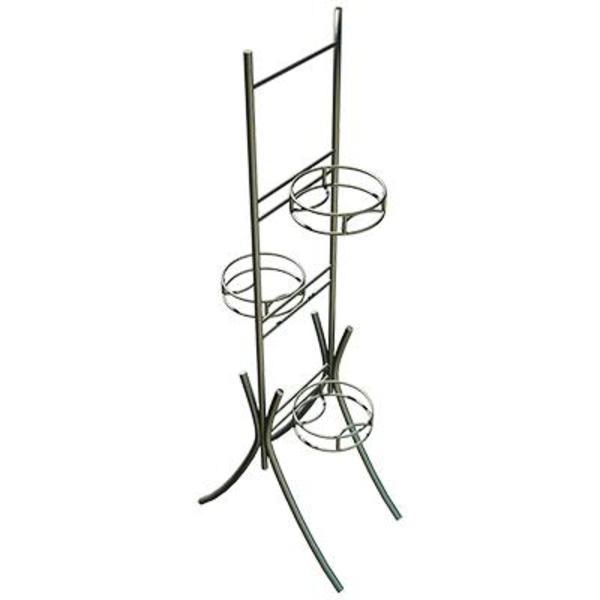 Подставка для цветов "Лесенка-3", вертикальная, разборная, металл, 45x24x100см, ЗЦ112 177-005