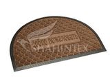 Коврик придверный 45*75см, с окантовкой, коричневый, полукруг, MX10S, Shahintex, Китай