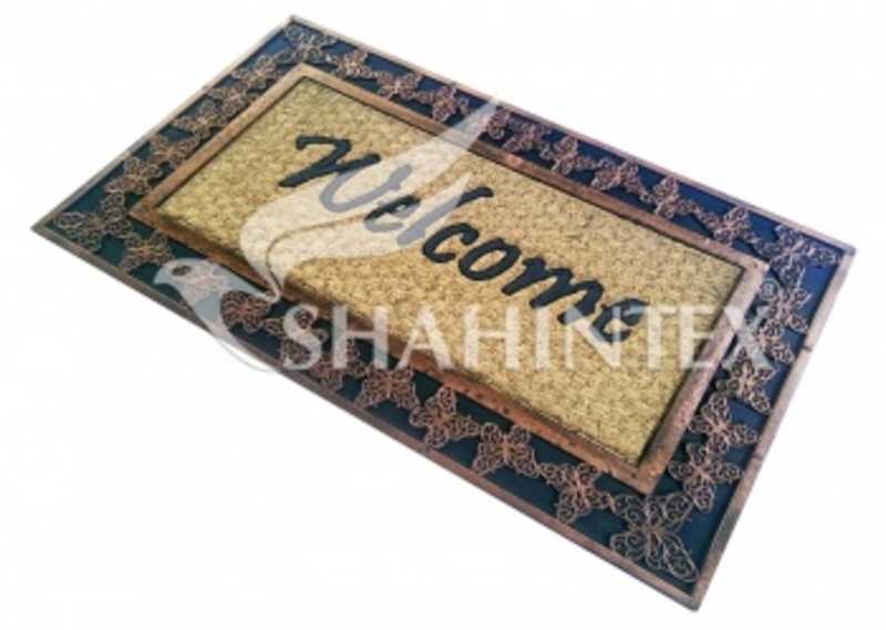Коврик придверный резиновый с кокосом SH10 , 45*75см, медь, Shahintex, Китай