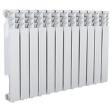 Радиатор Tropic 500 биметалл, 12 секций, 2160Вт, Рр=3,0 МПа, Тмакс=110 (960х565х80)