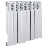 Радиатор Tropic 500 биметалл, 8 секций, 1440Вт, Рр=3,0 МПа, Тмакс=110 (640х565х80)