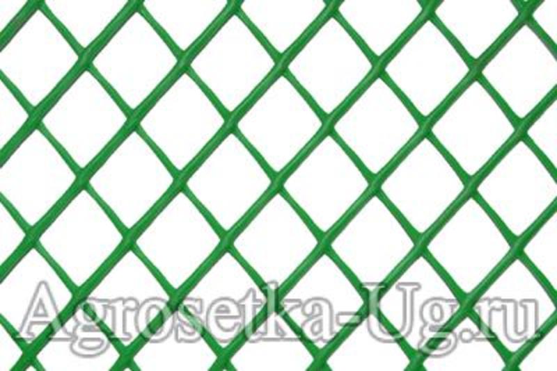 Заборная решетка 18*18 25м (1,5*25) зел
