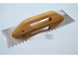 Швейцарская кельма сталь., дер. ручка зуб 13*4., 1403004 (25)