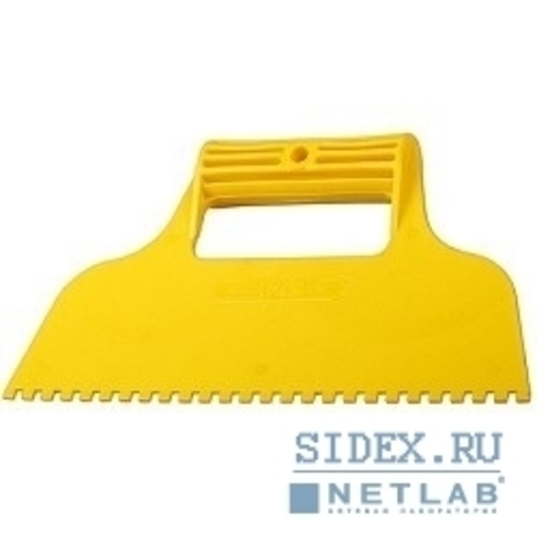 1200005  Шпатель для клея 230мм зуб 6*6 мм 100