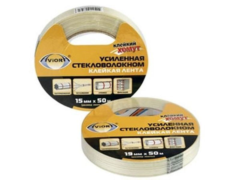Лента усиленная клейкая 19мм*50м AVIORA 302-044