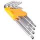 ЕРМАК Набор ключей TORX-профиль 9пр. (75х3мм-170х9мм),657-024