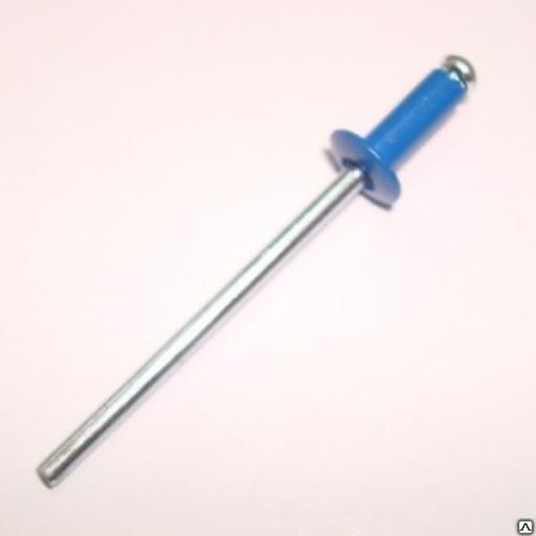 0200537 КЧ Заклепка вытяжная синяя  вода4,0/10 RAL 5021(150)
