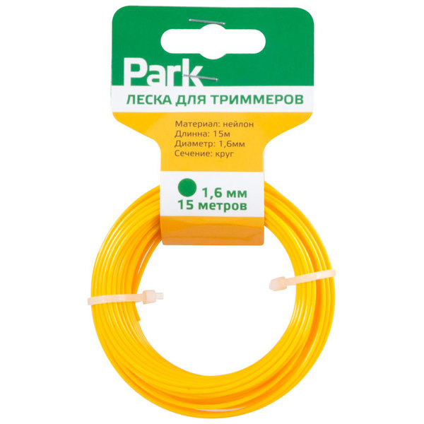 Леска для триммеров 1,6мм Park 15м Круг 990594