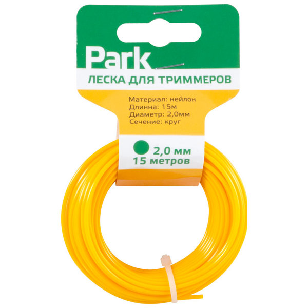 Леска для триммеров 2,0мм Park 15м Круг 990595