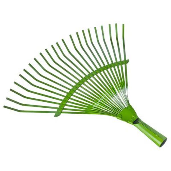 INBLOOM Грабли веерные,22 зуба,окрашенная сталь 37*42 см,187-006