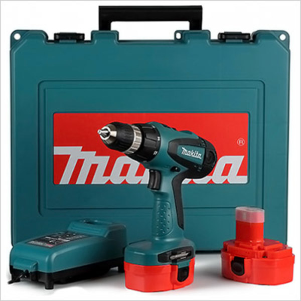 Аккум. дрель Makita 6337DWAE 14,4v 2акк.2,0Ач 2 скорости патрон 13мм кейс  