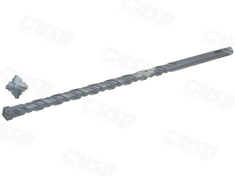 Бур профи SDS-PLUS 12*210 двойной резец и спираль USP-4511 32926