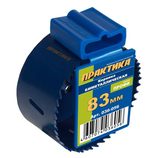 Коронка биметаллическая ПРАКТИКА 83мм,клипса 036-056