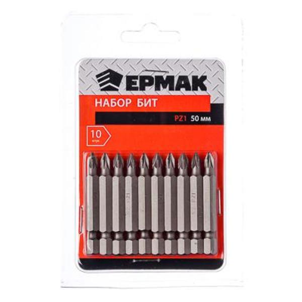 ЕРМАК Набор бит 10шт, PZ1, 50мм,657-035