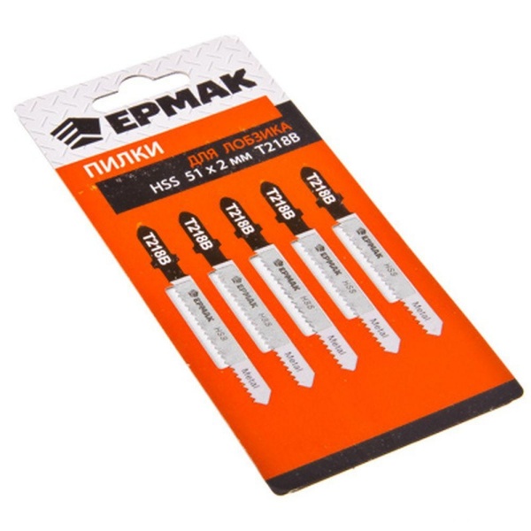 ЕРМАК Пилки для эл.лобзика (HSS/metal EU 51*2мм). 664-029