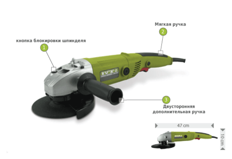 Углошлифовальная машина AG-150 (4) УТ000000091 УЦЕНКА