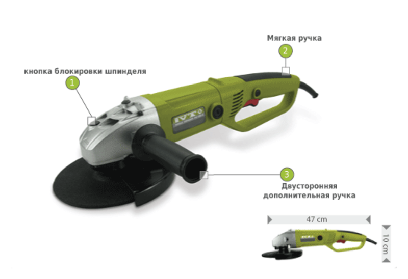 Углошлифовальная машина AG-180 D(4) УТ000000093