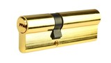 Механизм цилиндровый БУЛАТ МЦ "ZF" 90 (35*55) (5пин) латунь 5 перф. кл