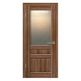 Дверное полотно Моцарт 1(капучино) ДО 700*2000 стекло художественное белое, Россия