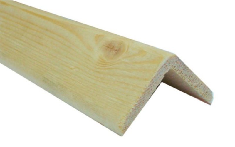 Уголок, хвоя, прямой, 50*50 мм, 2,5м срощ