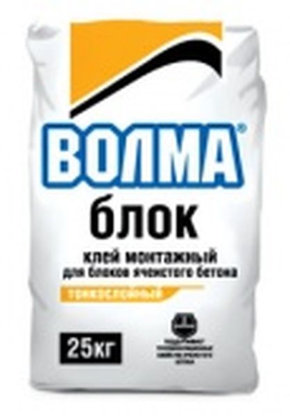 Волма-блок 25кг клей (48)