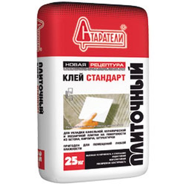 Клей плиточный Стандарт Старатели 25 кг(63)