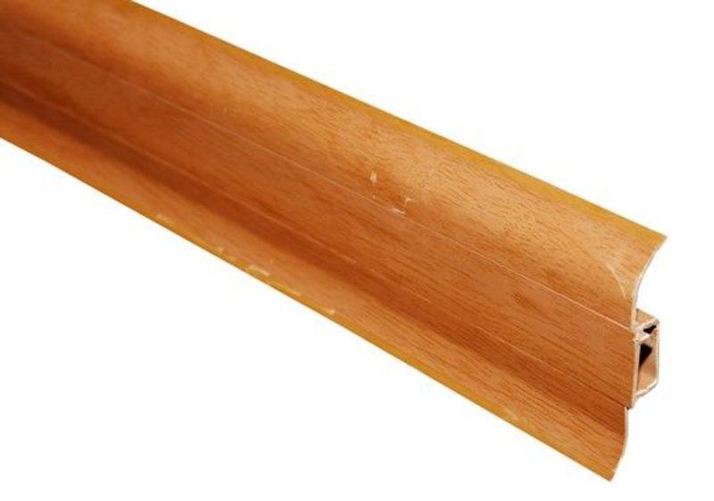 Чайка 042 Плинтус окрашенный мягкий край (40) 1*2,5м Розовое дерево