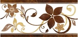 TECEO 3604-0101 коричневая бордюр 45*21,5 (10) Global Tile