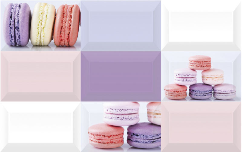 Декор.керам. Macarons Trio 25*40 (12)