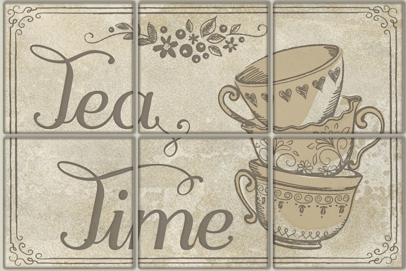 Декор.керам. Vintage Voyage Tea Time 20*30 (1.14)