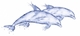 DeepBlue вставка DB2G051D 20*44 белый Дельфин  Cersanit (12)
