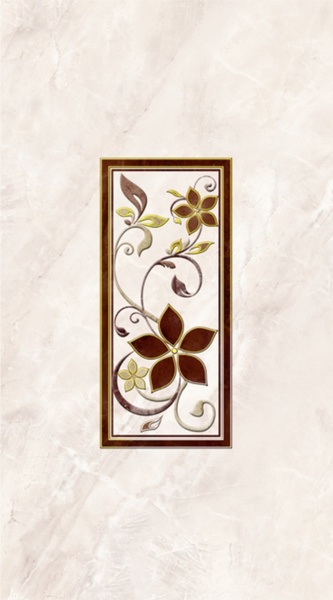 TECEO 1645-0063 коричневая декор 45*25 (6) Global Tile
