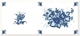 Вставка DeepBlue синий DB2G032 Узор 2 20*44  Cersanit