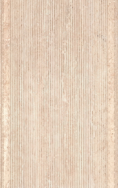 Декор Травертин кремовый  (полоски)  250*400 (1,2)